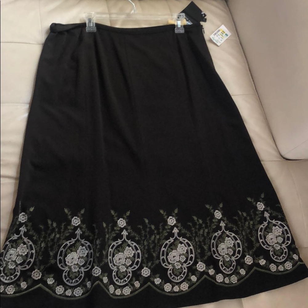 Mid calf length skirt